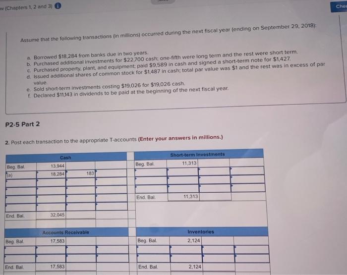 P2-5 (Algo) Recording Transactions, Preparing Journal Entries, Posting to T-Accounts, Preparing the