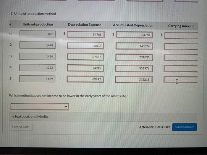 2. it paid $2,170 for delivery of the machine. A one-year, $4,120