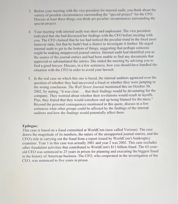 and #2. Use the provided three text boxes on the Excel worksheet