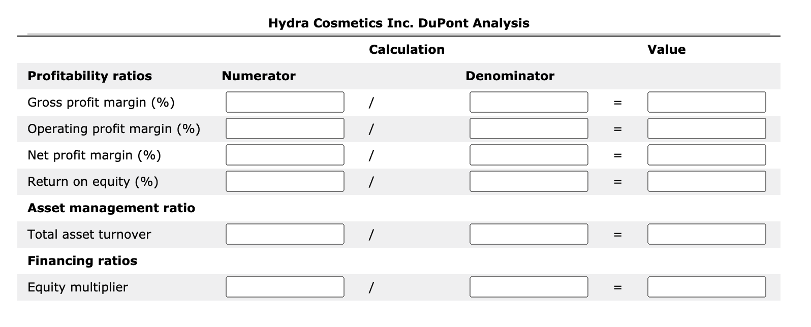  Check all that apply. 1.Decrease the amount of debt financing used