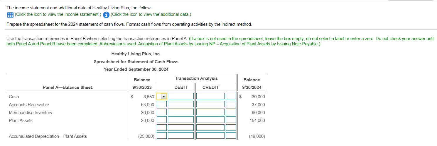 ExpensePlant Assets 24,000 Total Operating Expenses Net Income Before Income Taxes Income