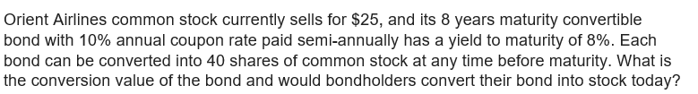  Please provide step by step calculations to support the answer. Orient