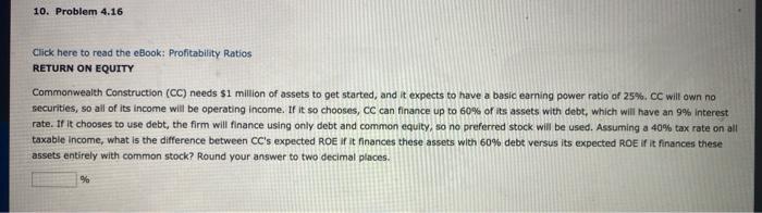 ON EQUITY Pacific Packaging's ROE last year was only 2%; but its