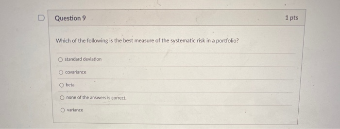that stock could be positive or zero With complete diversification, all of