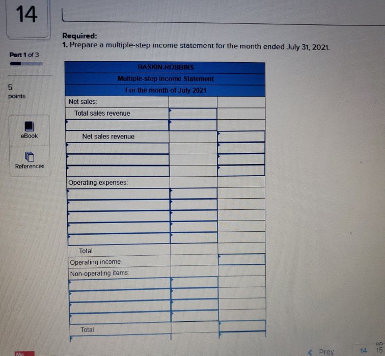 information [The following information applies to the questions displayed below.] Part 1