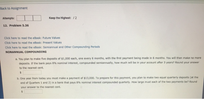 to read the eBook: Semiannual and Other Compounding Periods Click here to
