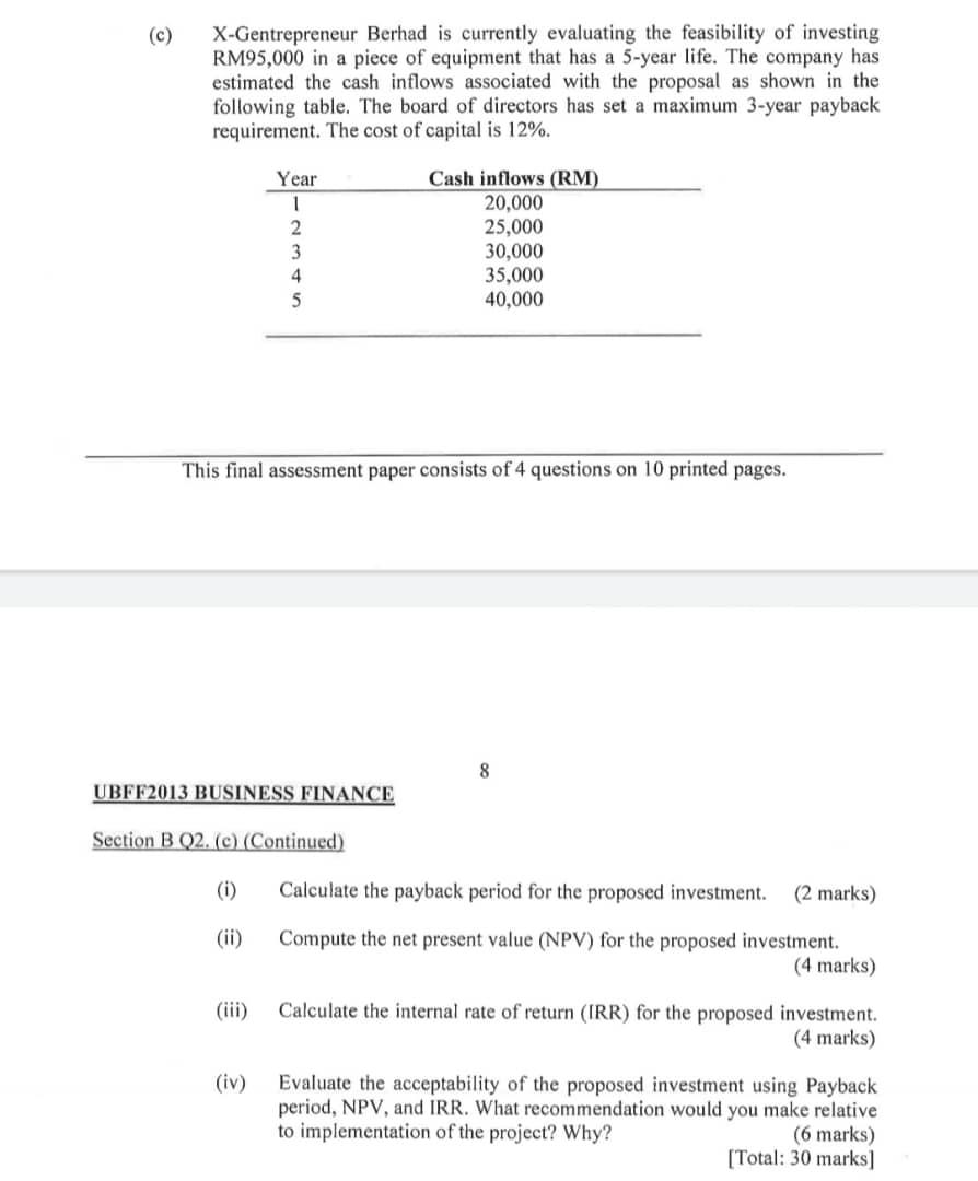 IMPORTANT PLEASE HELP ................. (c) X-Gentrepreneur Berhad is currently evaluating the feasibility