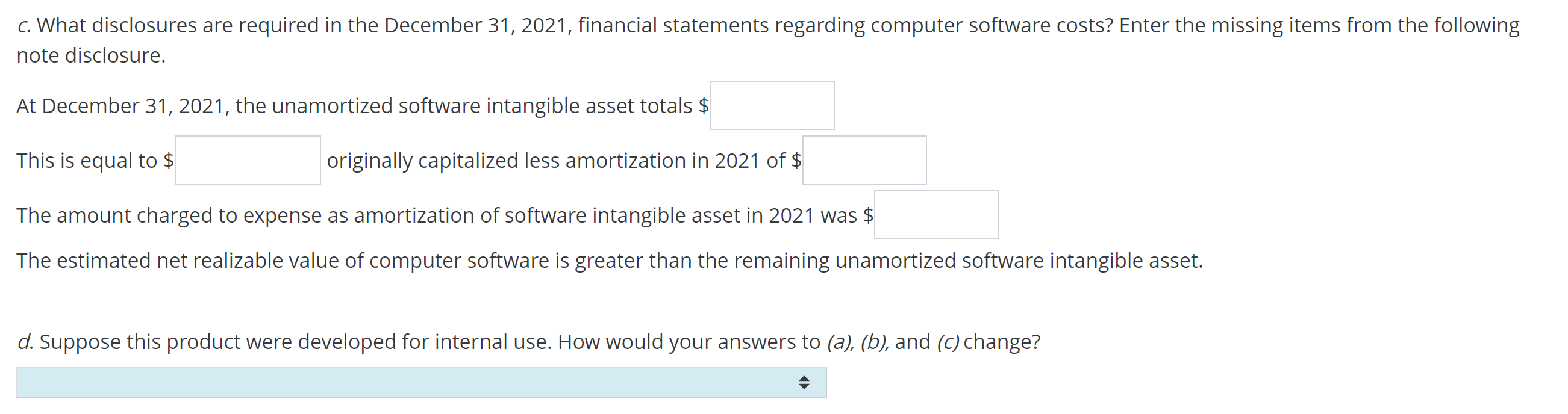 a new personal computer database management software package. Total expenditures on the