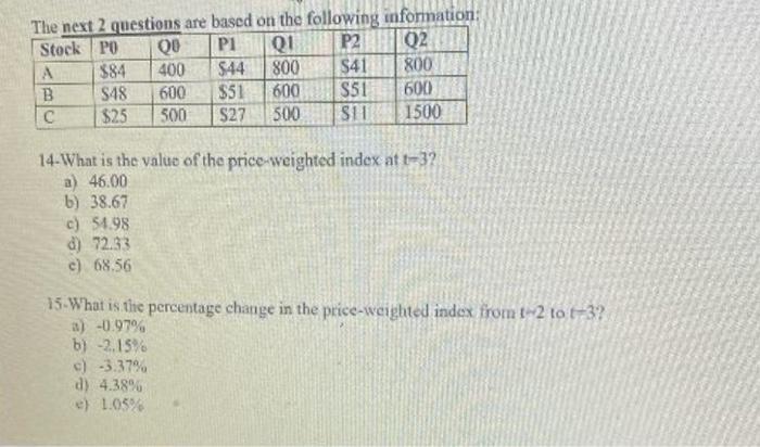 please show work, thumbs up guaranteed. The next 2 questions are based