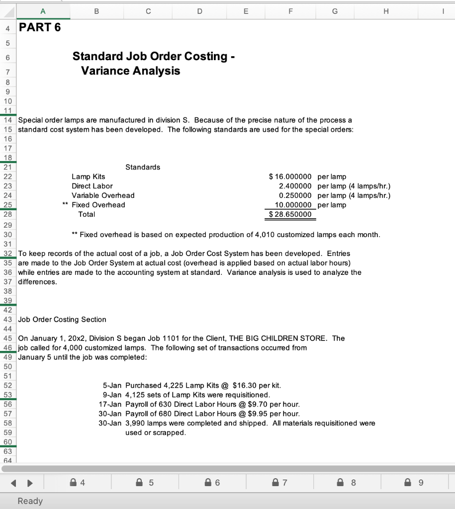 A B D E F G H 1 4 PART 6