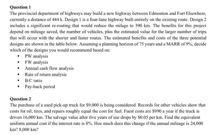 Also, could you solve the problem using each of the Analysis, B/C