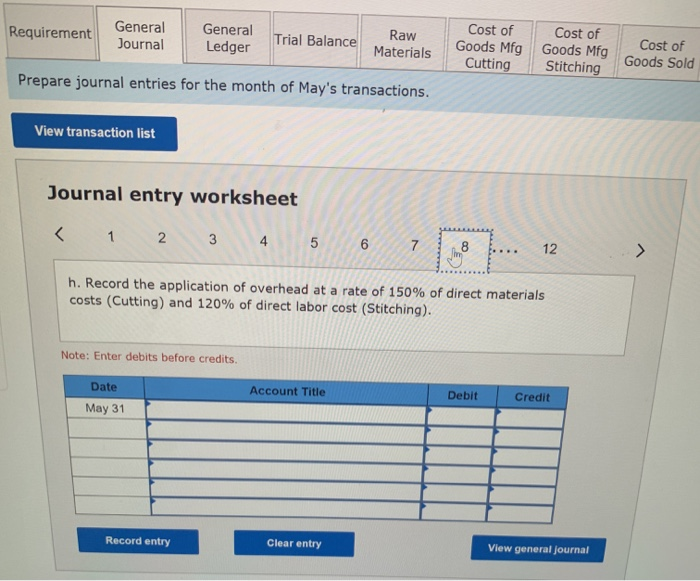 (in cash) $ 27, 100 108,400 195, 100 Factory Overhead (Actual costs)