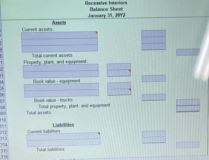 92 Equipment 93 Post. 94 Date Item Ref. 95 2012 96 Jan.