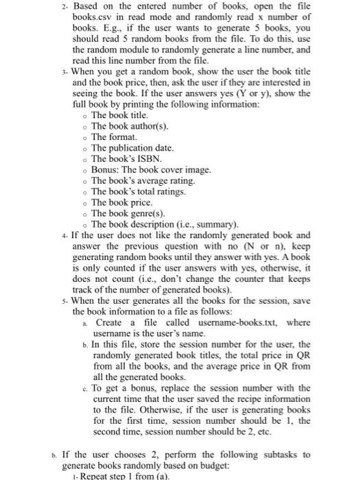 information in a file. This allows users to load their information and