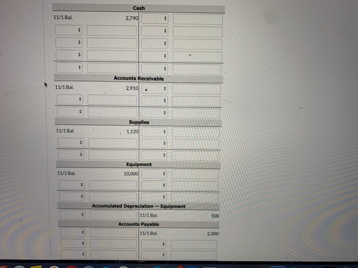 Supplies 1,120 Unearned Service Revenue 400 Equipment 10,000 Salaries and Wages Payable