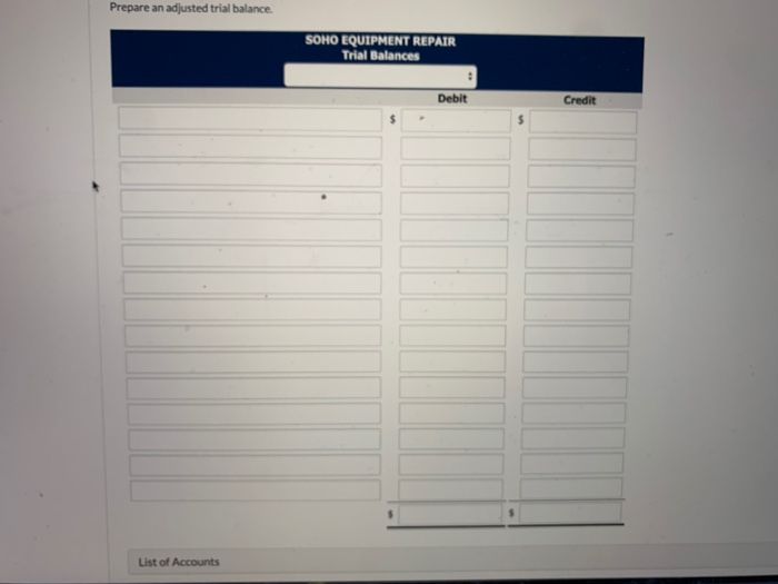 creditors $2,500 of accounts payable due. 22 Paid November rent $480. 25
