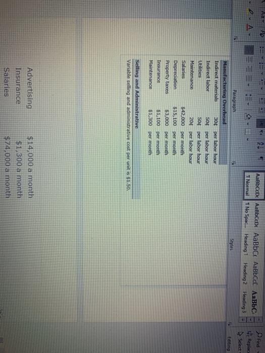 Styles www Waterways Corporation is preparing its budget for the coming year,