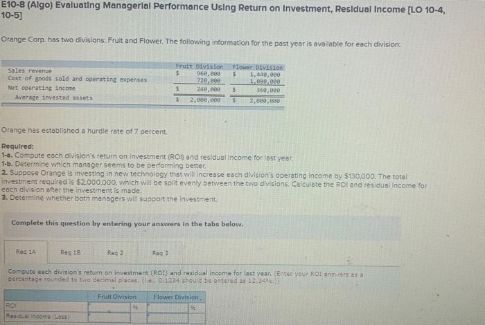  ANSWER THE WHOLE QUESTION write out ALL the answers Required Part