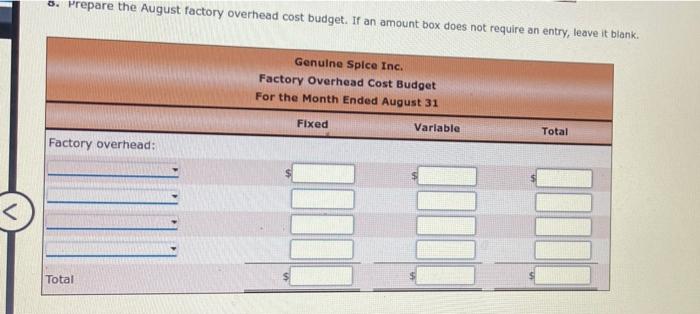 the current year. The company produces 8-ounce bottles of hand and body