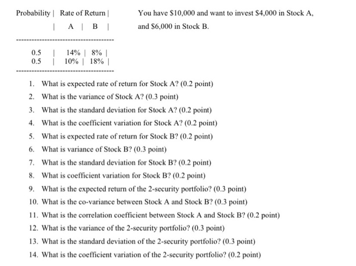 can someone please please do this through excel and show the formulas