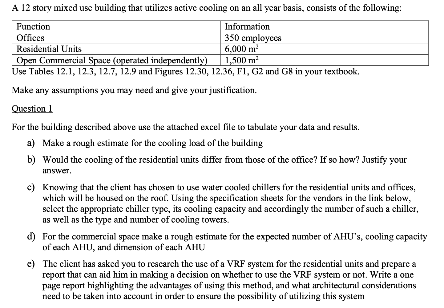 A 12 story mixed use building that utilizes active cooling on