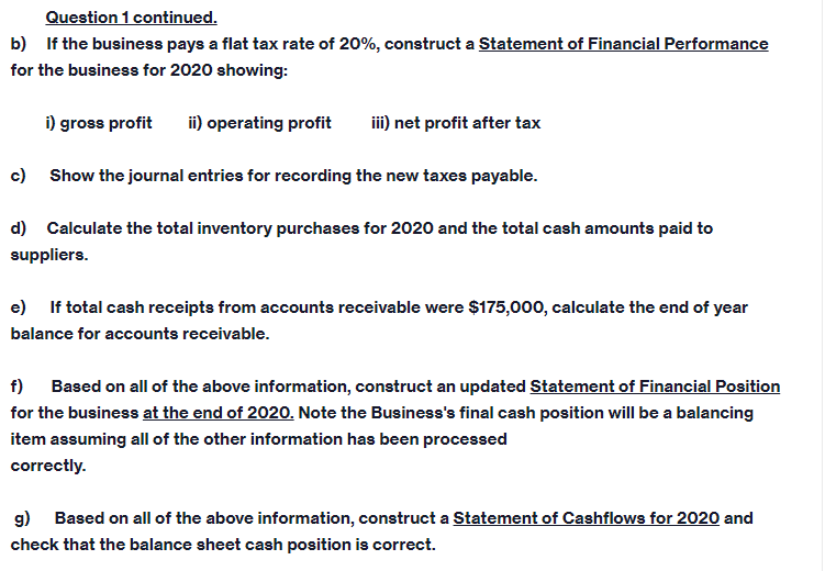 said "all expenses except COGS and new taxes has been paid in