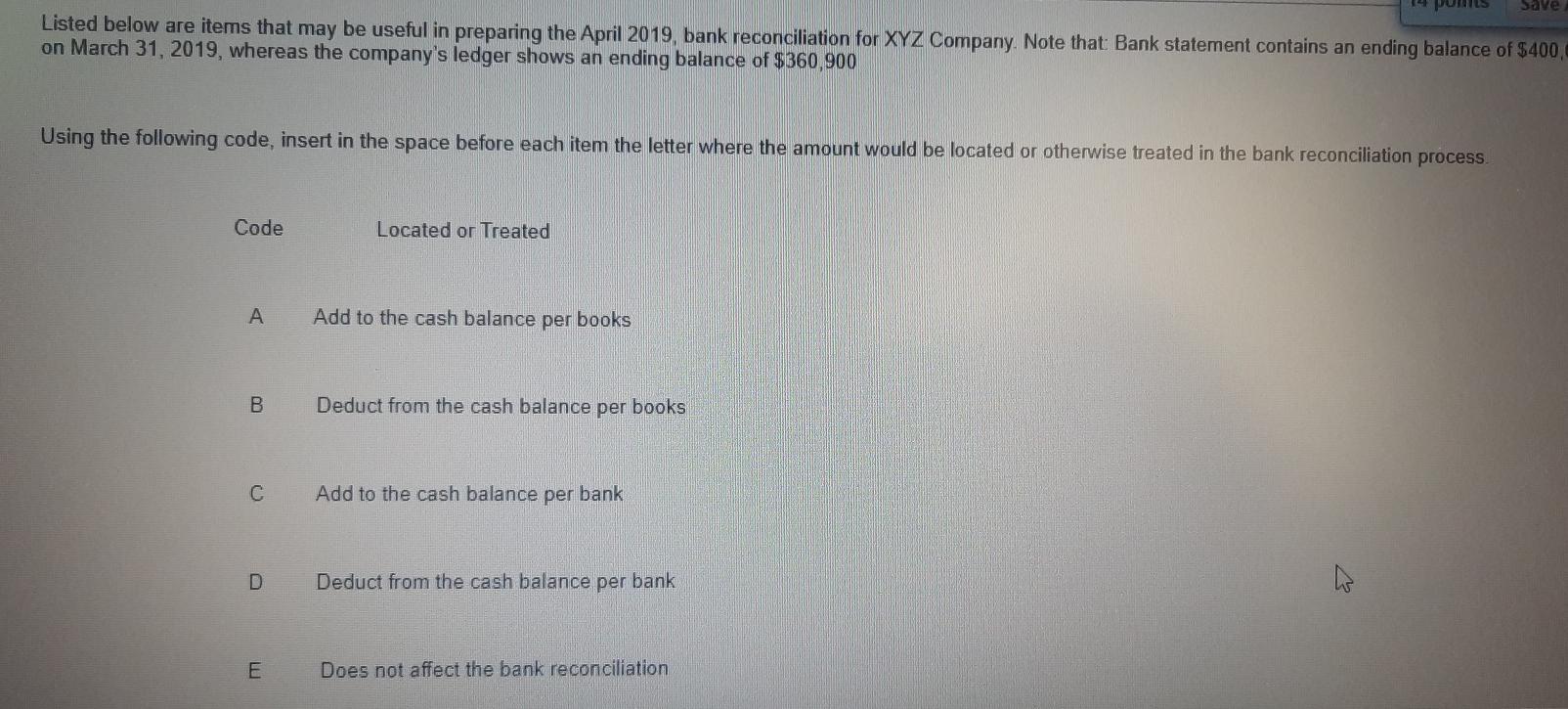 PULS Save Listed below are items that may be useful in