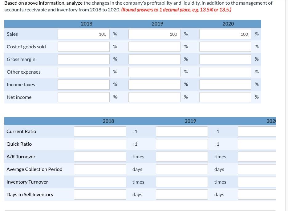 comes from the accounting records of Hercep Ltd. for the first three