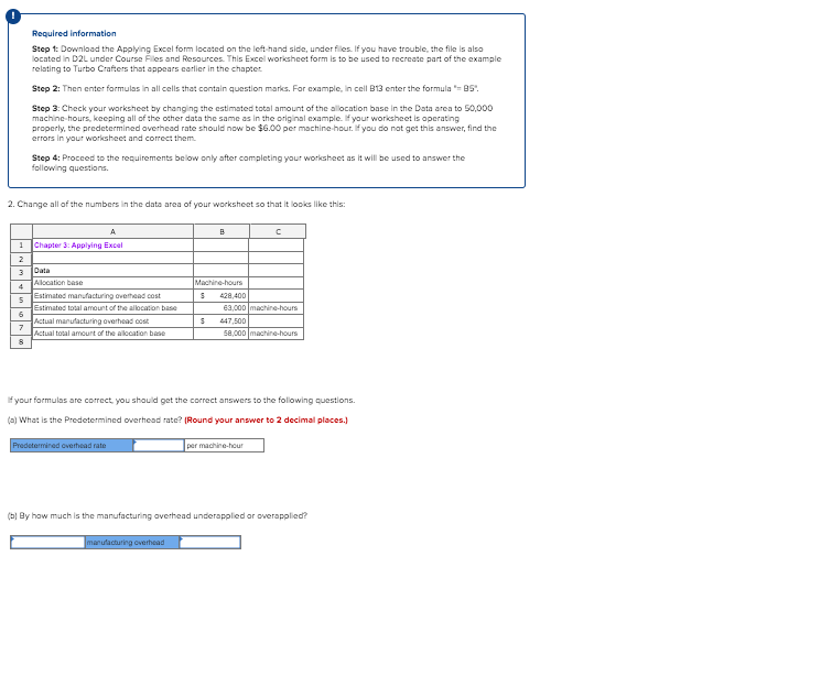  Required information Step 1: Download the Applying Excel form located on