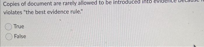 Copies of document are rarely allowed to e In ro uce I