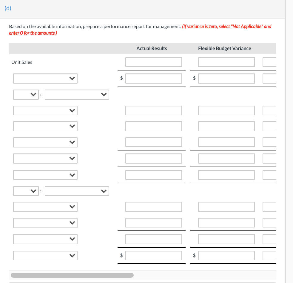 Revenue $ 2,925,000 Variable expenses Direct materials $ 780,000 Direct labor 292,500