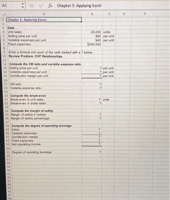 (Part 1 of 2) (Algo) Download the Applying Excel form and enter