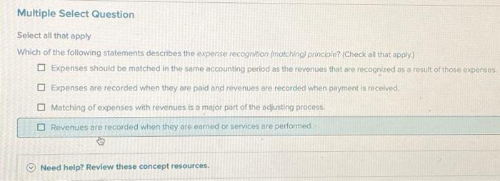  Multiple Select Question Select all that apply Which of the following
