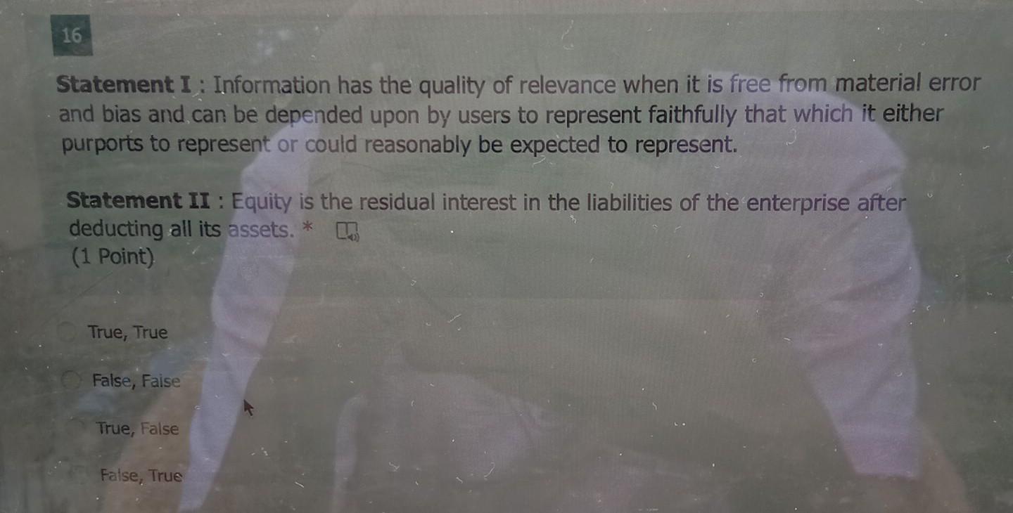 assets will be overstated. Statement 2: If cash received for services to
