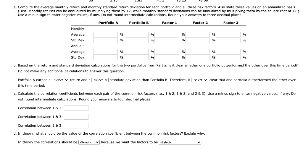 Portfolio A A 1.10% 7.52 4.97 0.00% 6.63 6.11 0.03% 6.81 2
