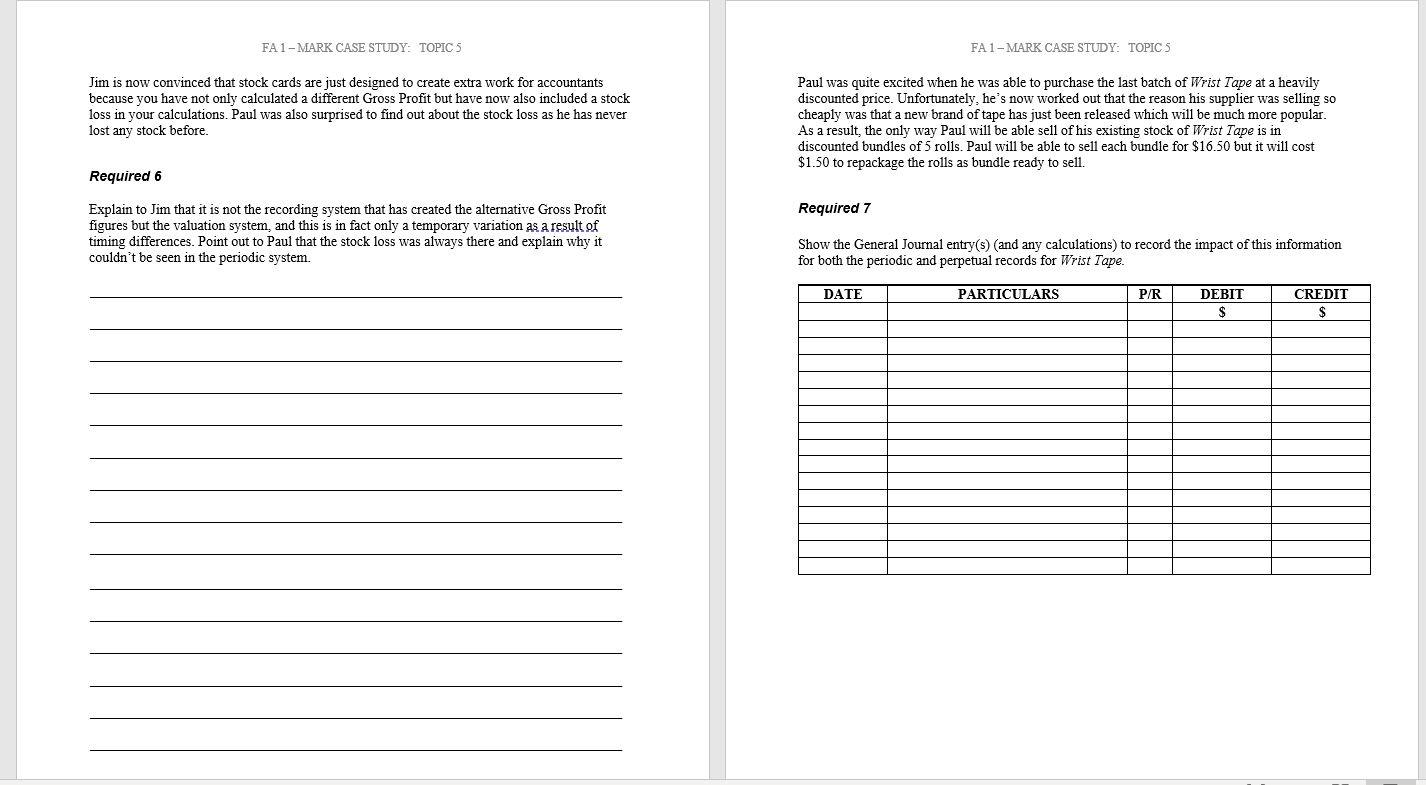 STUDY: TOPIC 5 + Product 2 - Paul's Ultimate Poles - Average