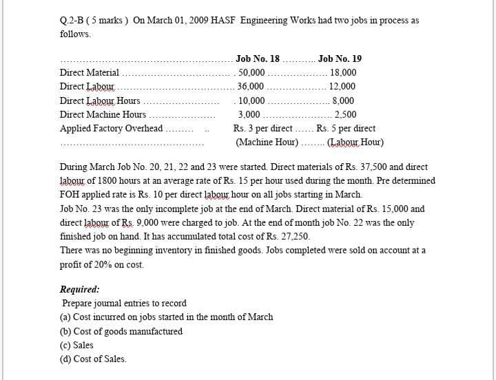  please do provide general entries and please solve with proper format