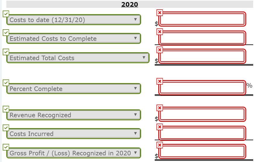 1, 2020, Riverbed Construction Company Inc. contracted to build an office building