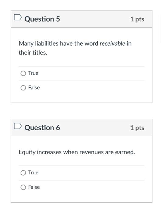 pts A debt that a business owes is called an asset a
