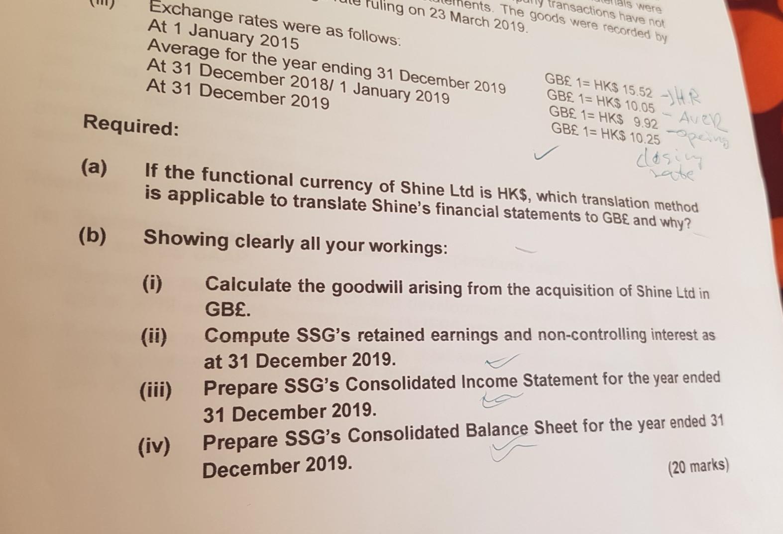 1,700,000. The non-controlling interest in Shine was measured as the proportionate share