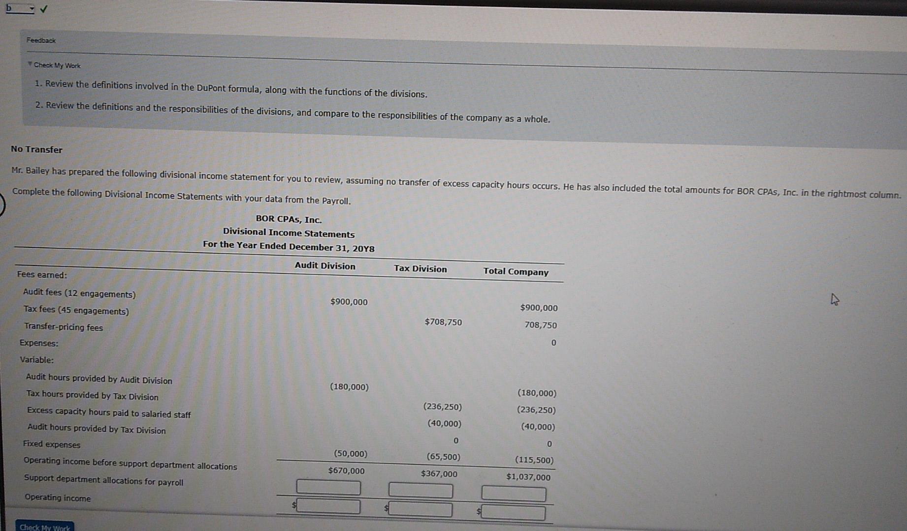 initials of their last names to form the corporation's name: Cyrus Bailey,