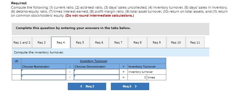balance sheet amounts at December 31 of the prior year were inventory,