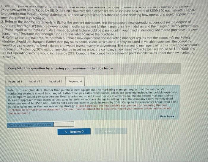 for last month is given below: Sales (48,000 units X $27 per