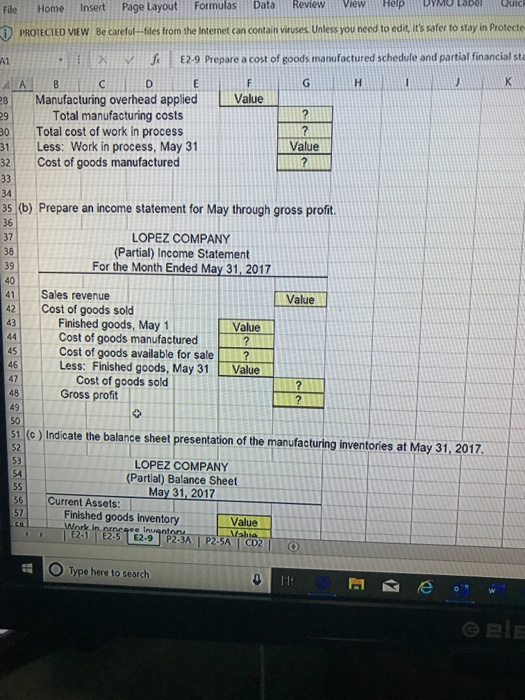 ile Home Insert Page Layout Formulas Data Review View Help DYMO Label