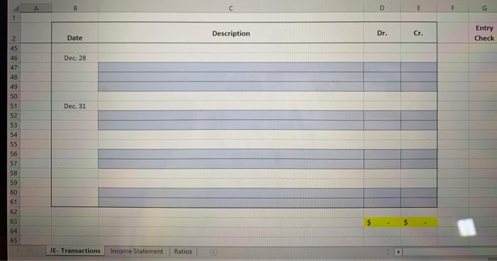 on the second excel tab of the template Calculate the required ratios-located