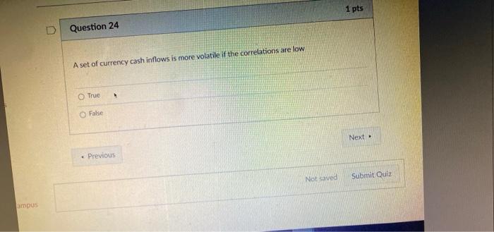 one month. Based on today's spot rates, the dollar value of the