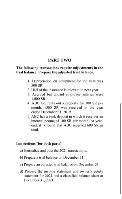 had the following transactions during the year starting January 1, 2020. At