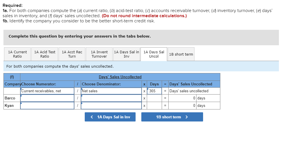 assets $488,640 $543,600 Barco Kyan Company Company Data from the current year's