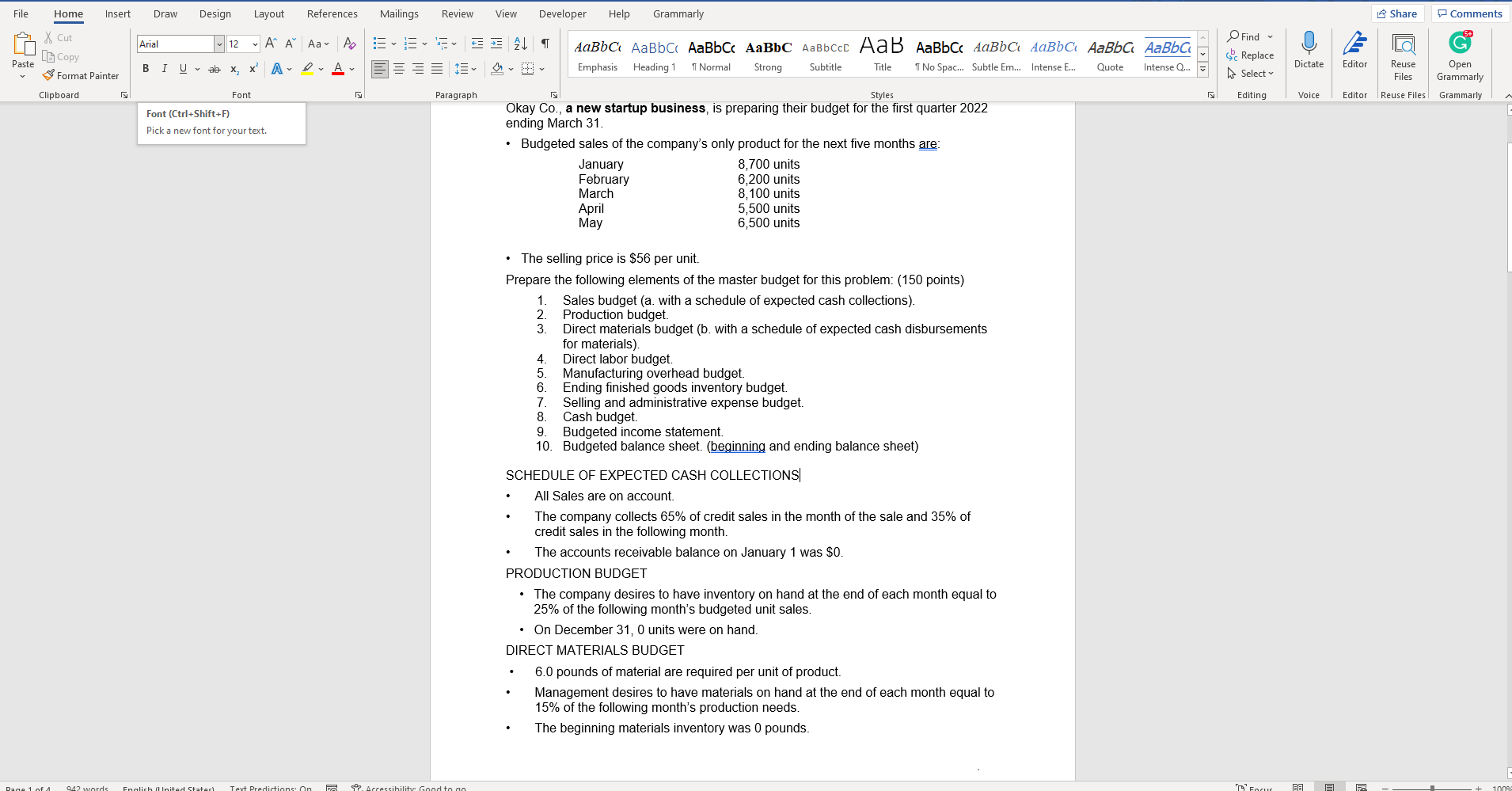 File Home Insert Draw Design Layout References Mailings Review View Developer