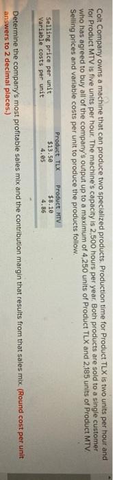  The answer 441 is incorrect. help me solve it. Colt Company
